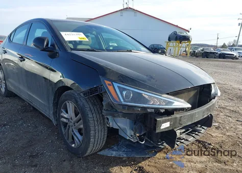 2019 Hyundai Elantra Sel z USA, uszkodzony, nr VIN 5NPD84LF0KH487837